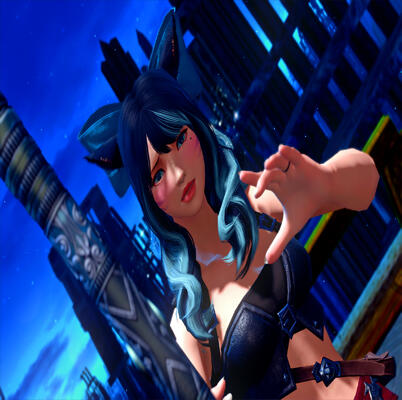 Kiana looking sadly as she realizes she will have to watch another man she loves... die.