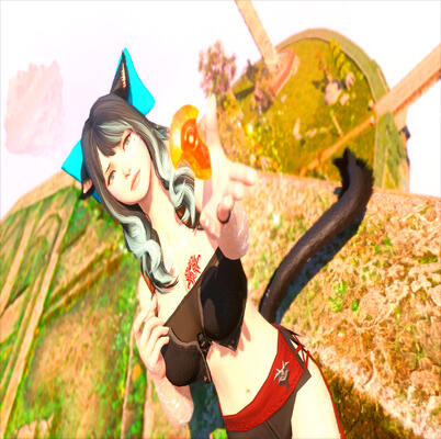 Kiana looking at the Azem stone, contemplating.